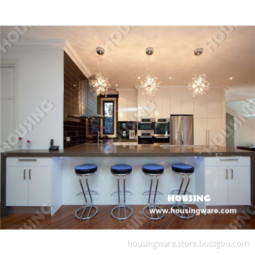 Attractive Lacquer Finish Kitchen Cabinet in High Gloss